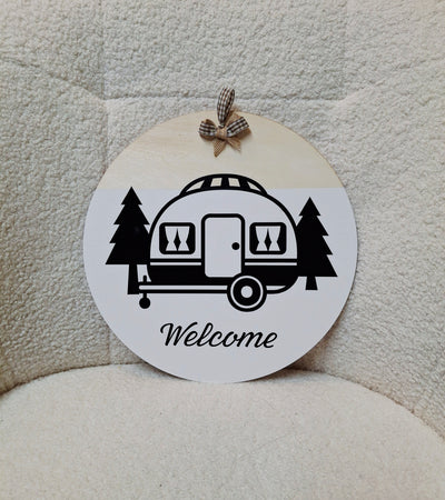 Welcome sign for home or van