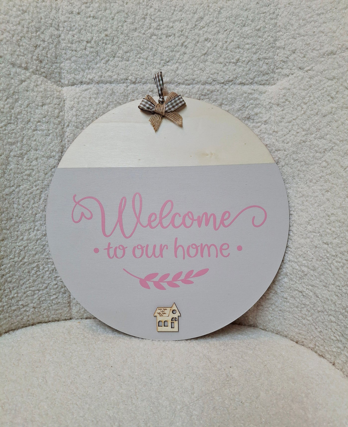 Welcome sign for home or van