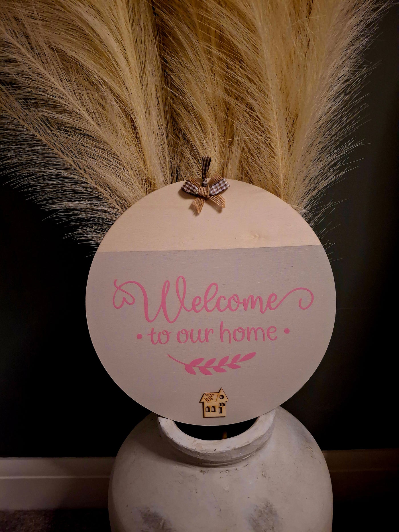 Welcome sign for home or van