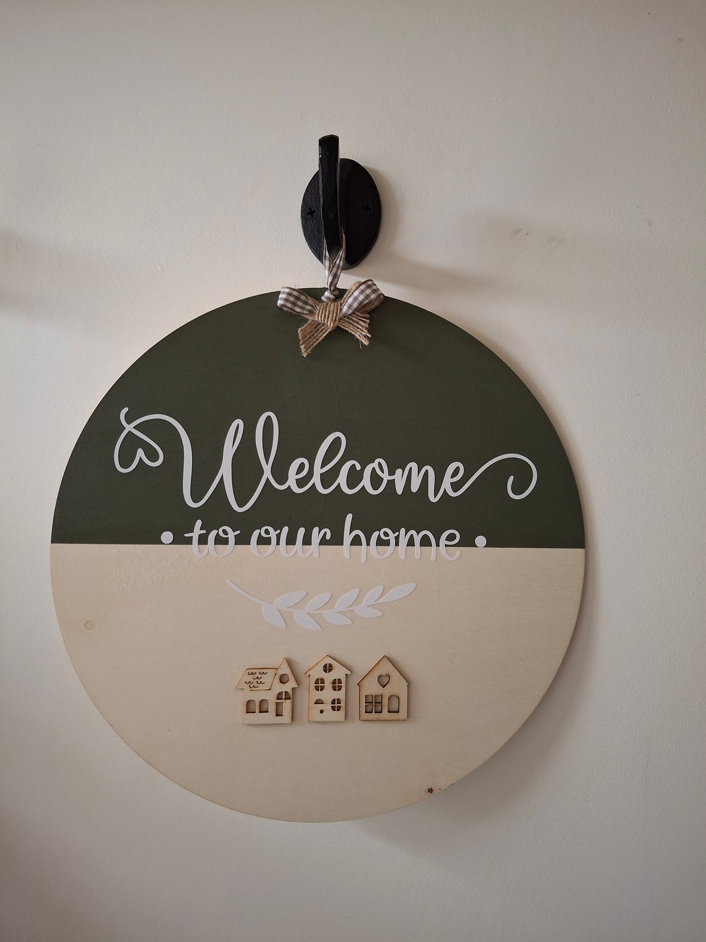 Welcome sign for home or van