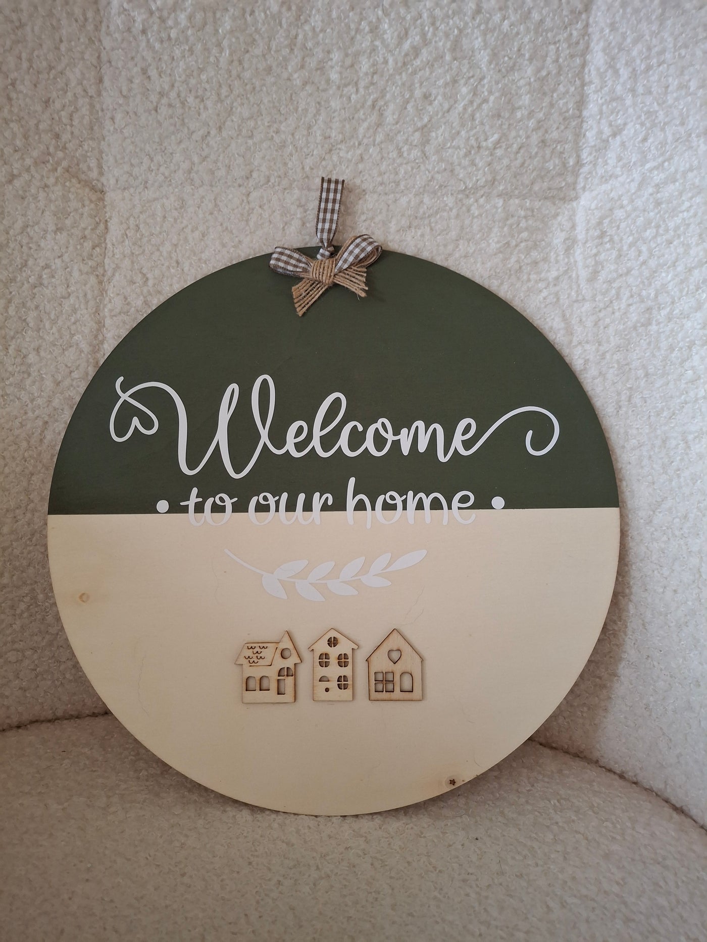 Welcome sign for home or van