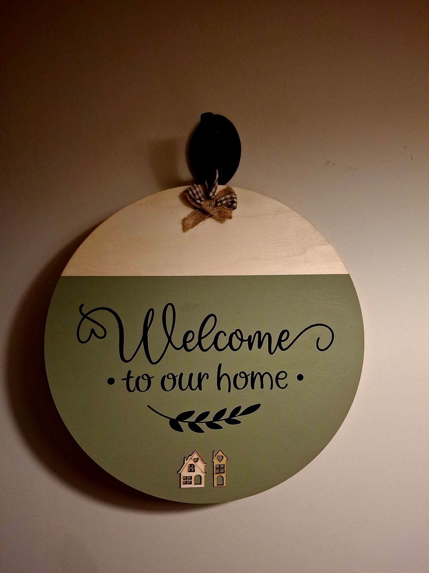 Welcome sign for home or van