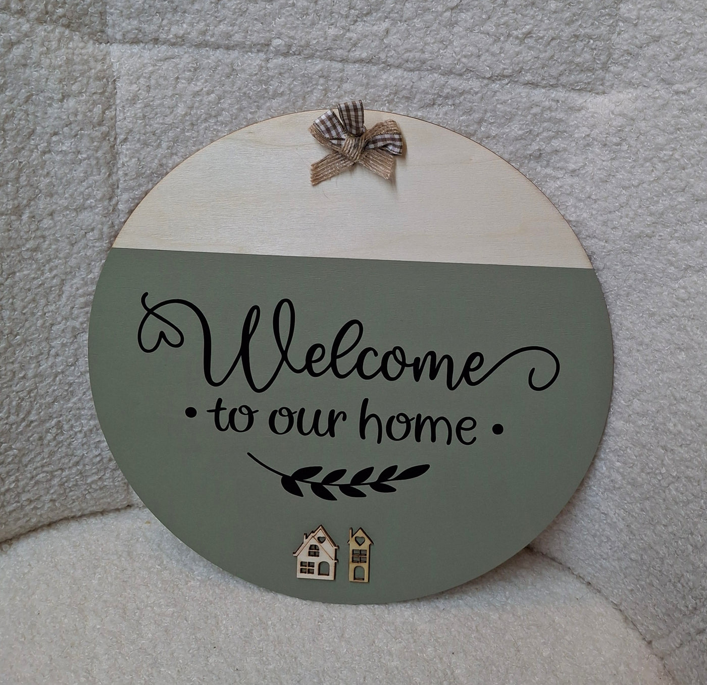 Welcome sign for home or van