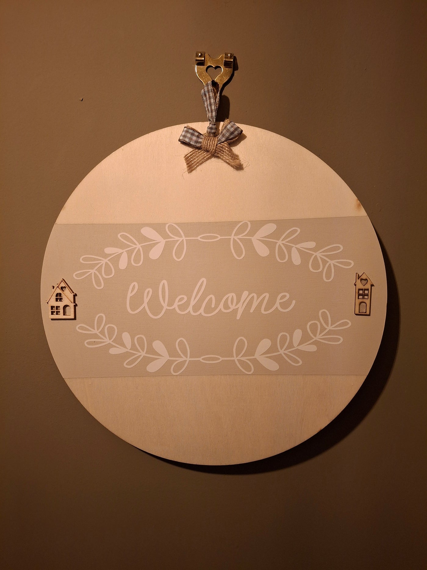 Welcome sign for home or van