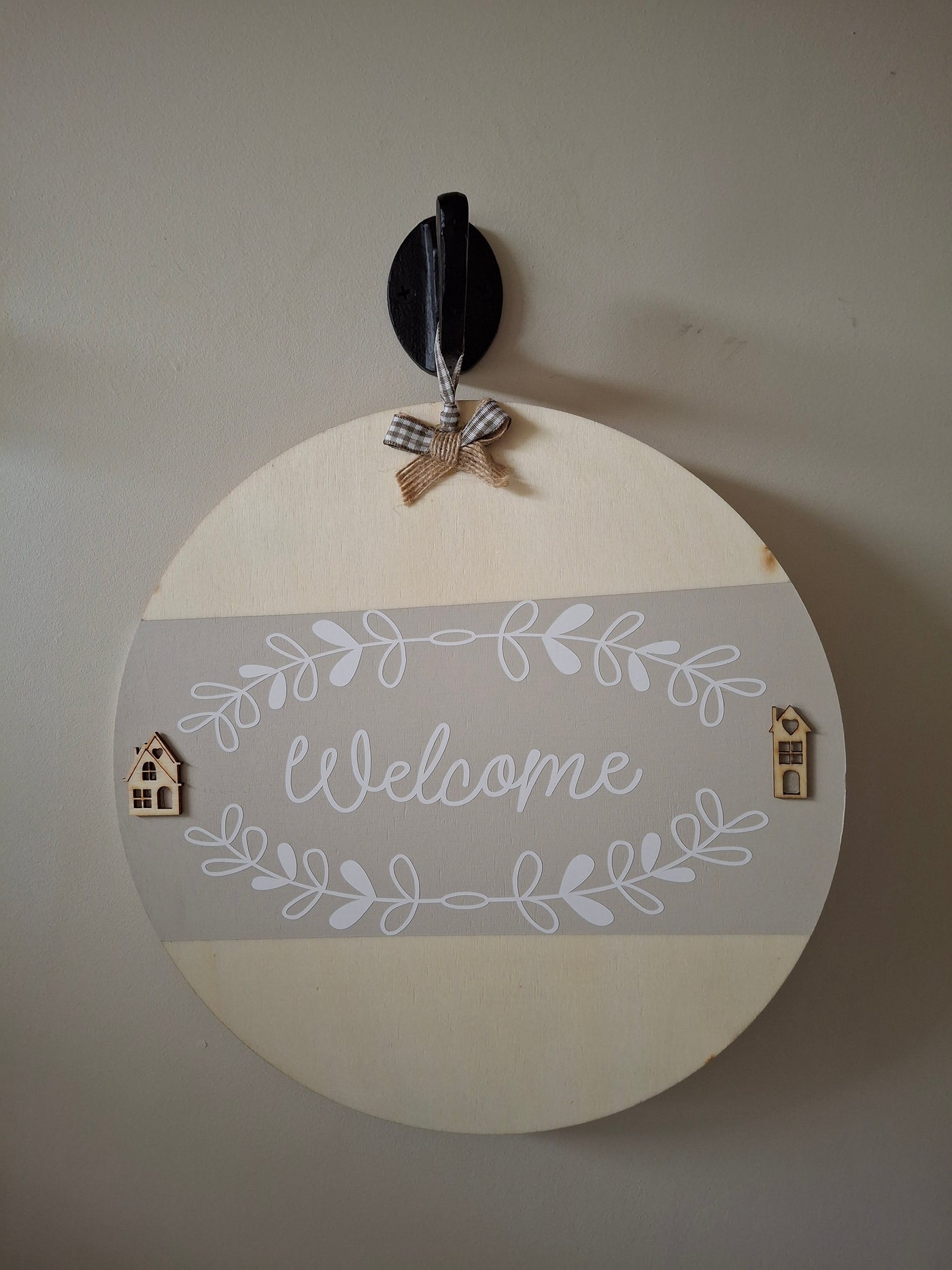 Welcome sign for home or van