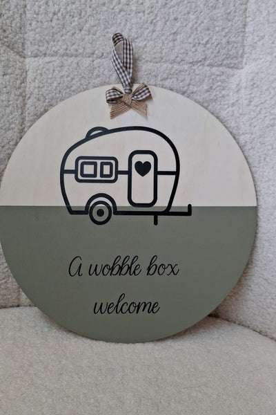 Welcome sign for home or van