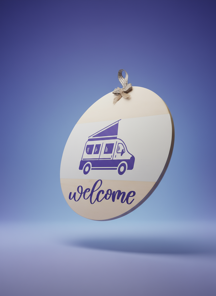 Flying Card 3 - Purple & Blue Gradient